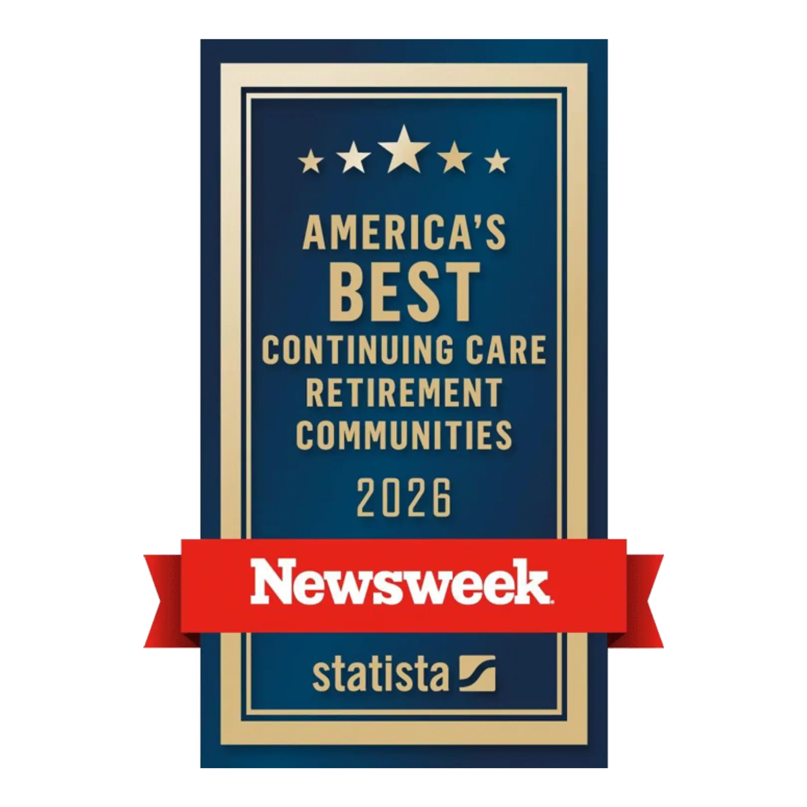 Newsweek & Statista - America's Best Continuing Care Retirement Communities 2026